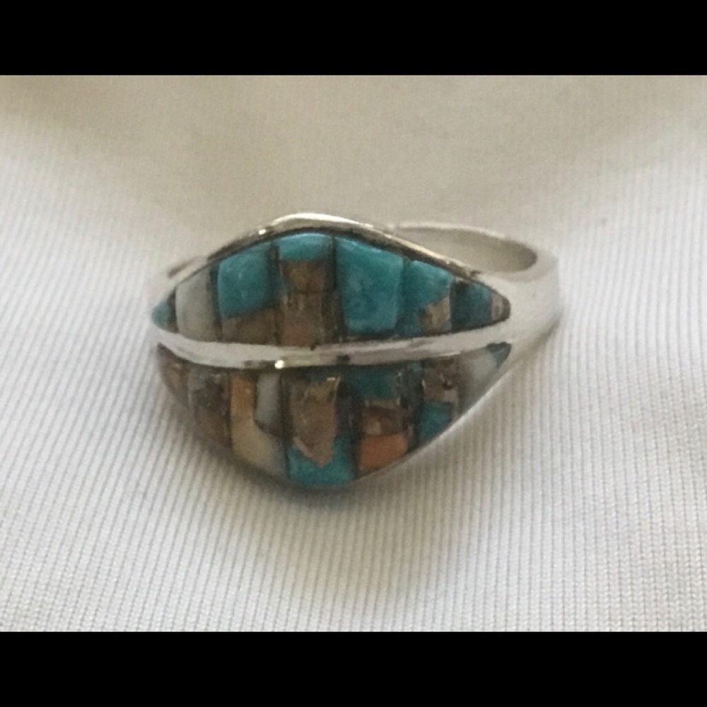 Santa Fe style Turquoise ring
